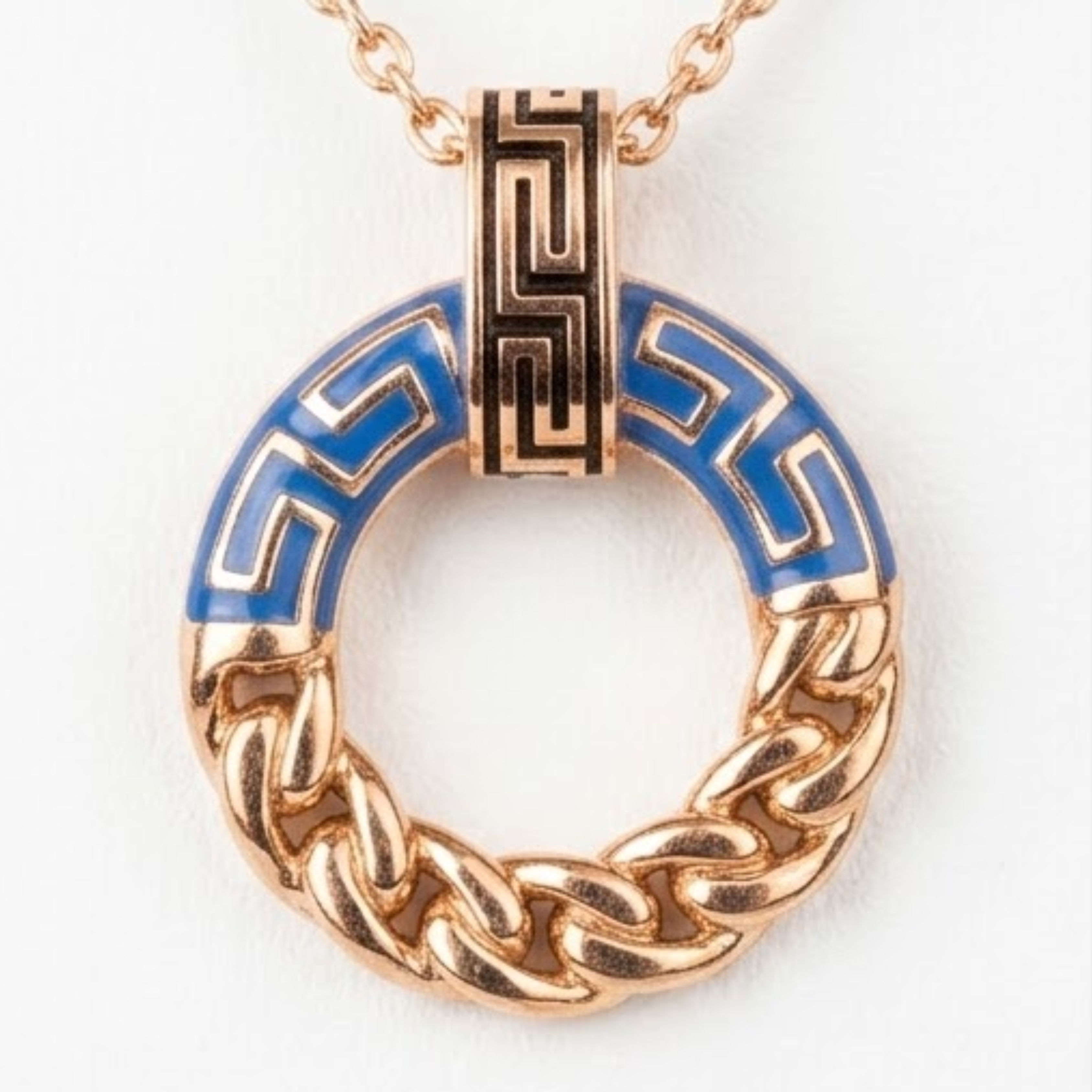 Azure Chain Pendant