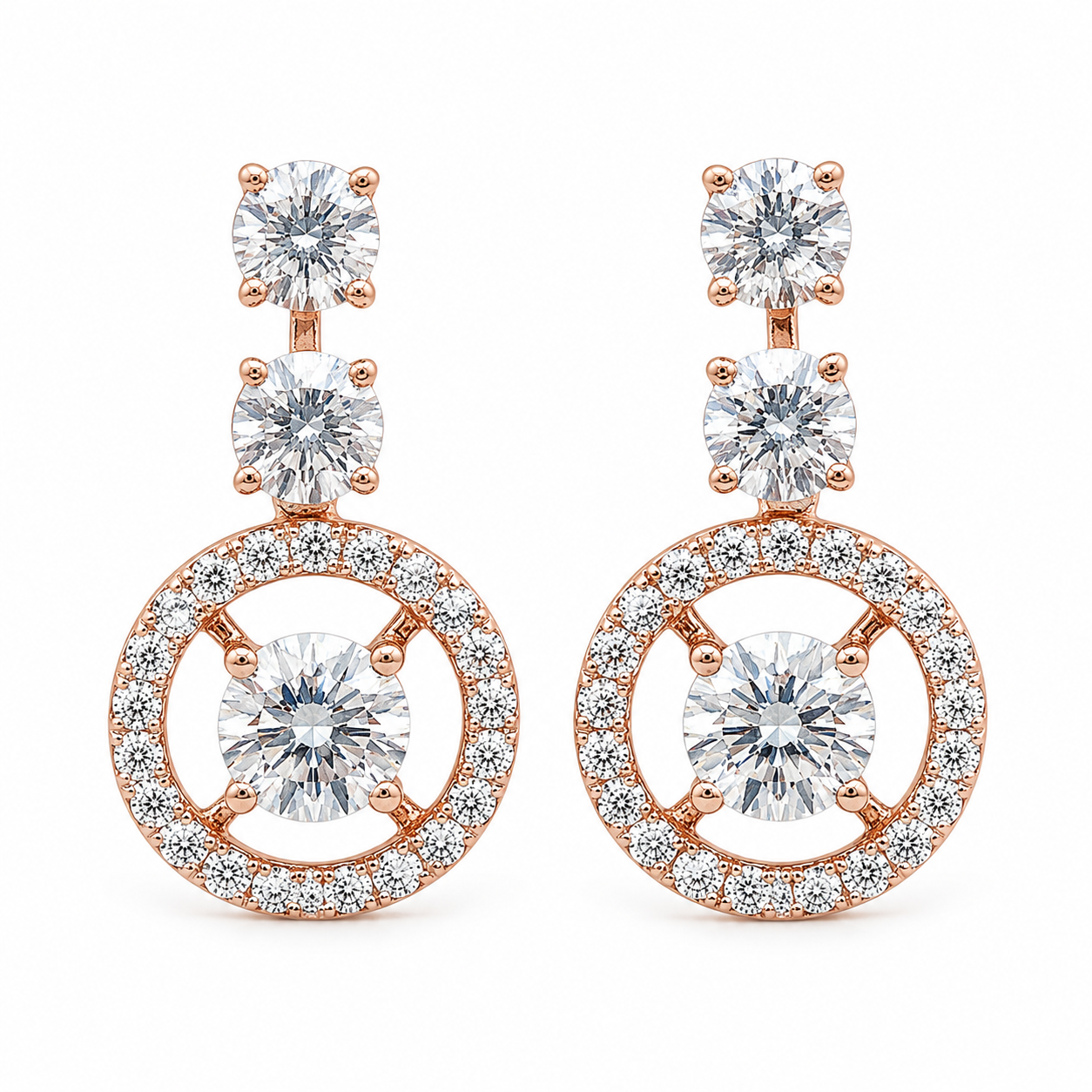 Celeste Halo Earrings