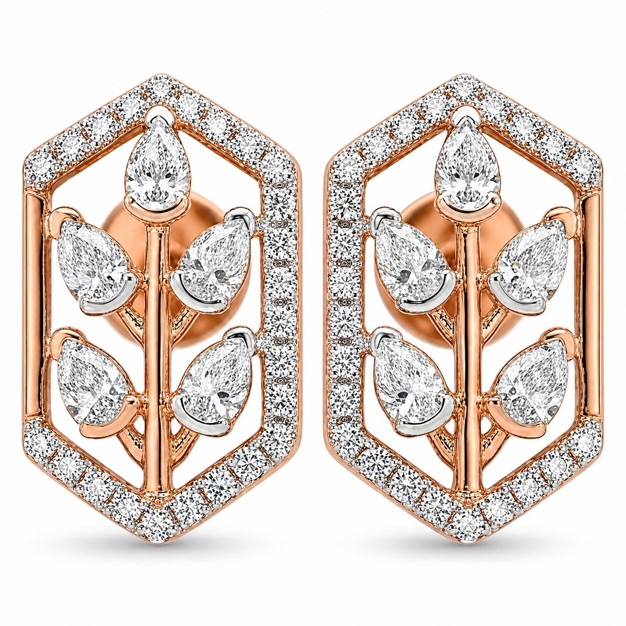 Botanical Hexa Studs