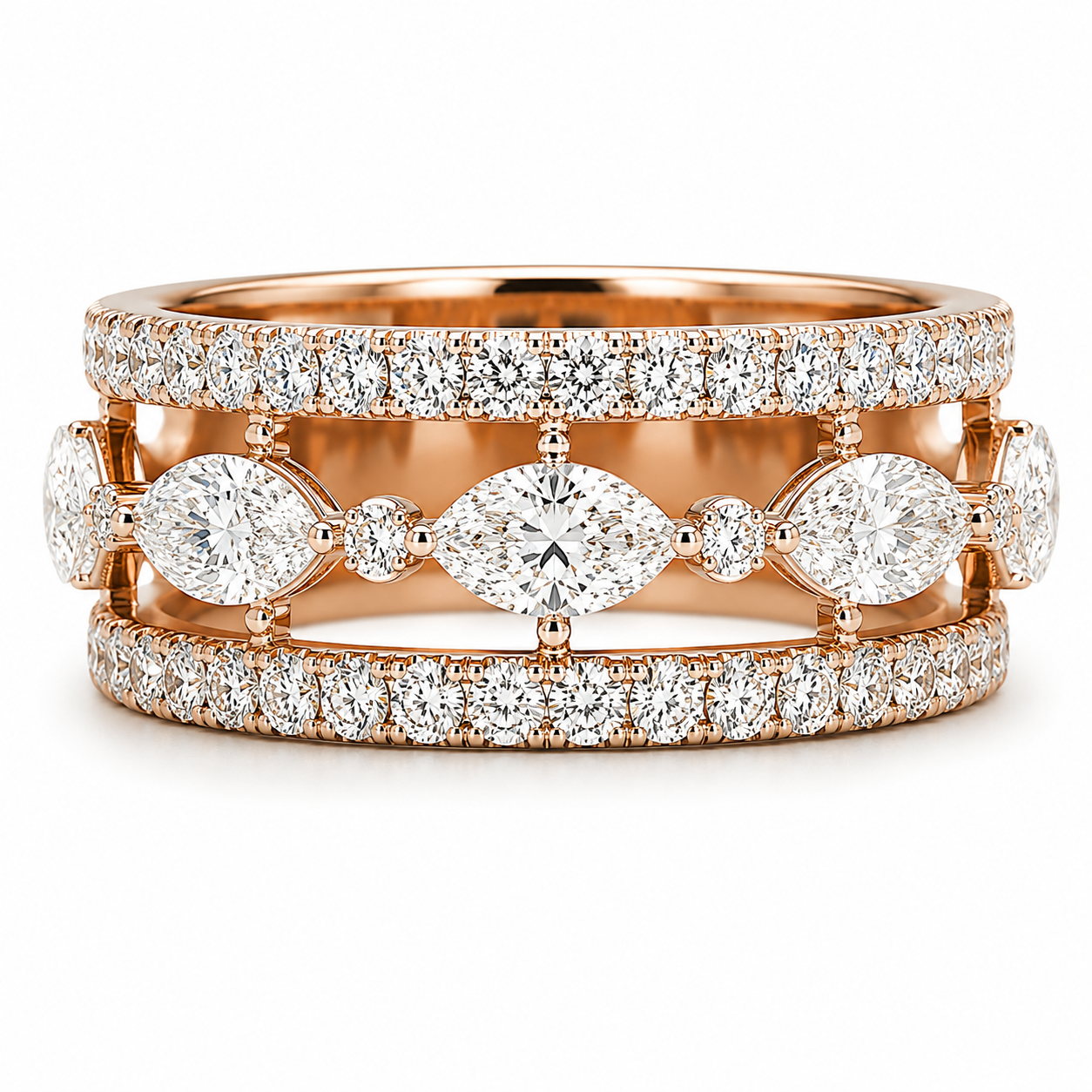 ROYAL MARQUISE BAND RING