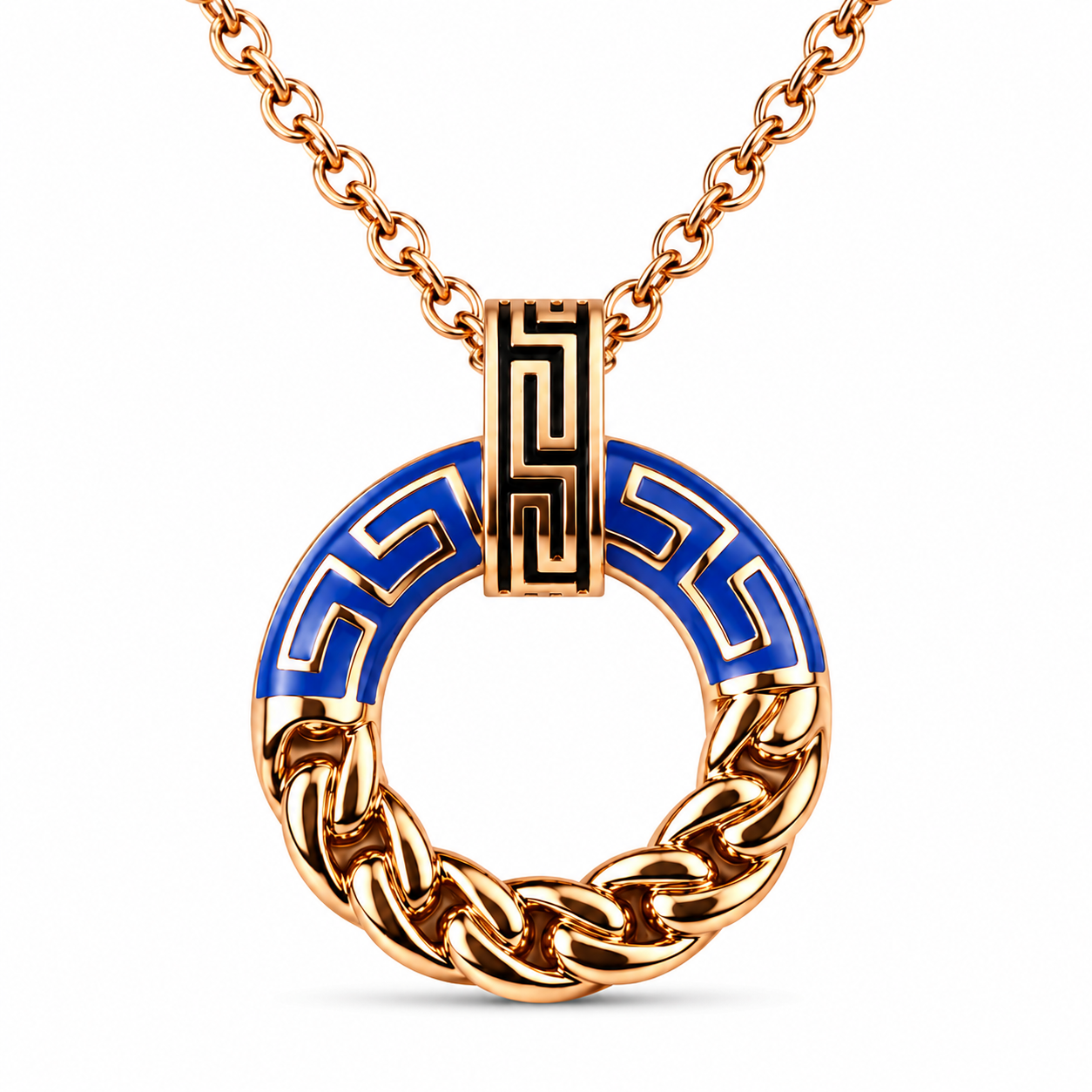 Azure Chain Pendant