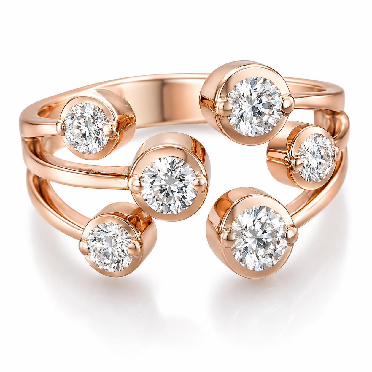 Diamond Circle Cuff