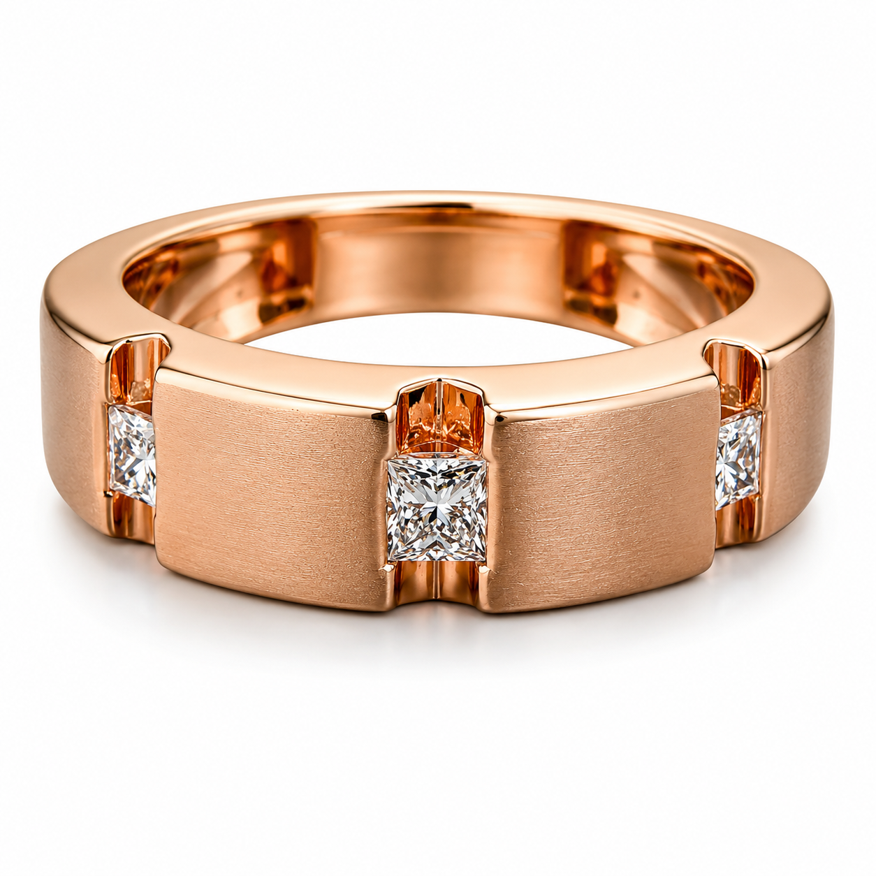 Rose Gold Block Band