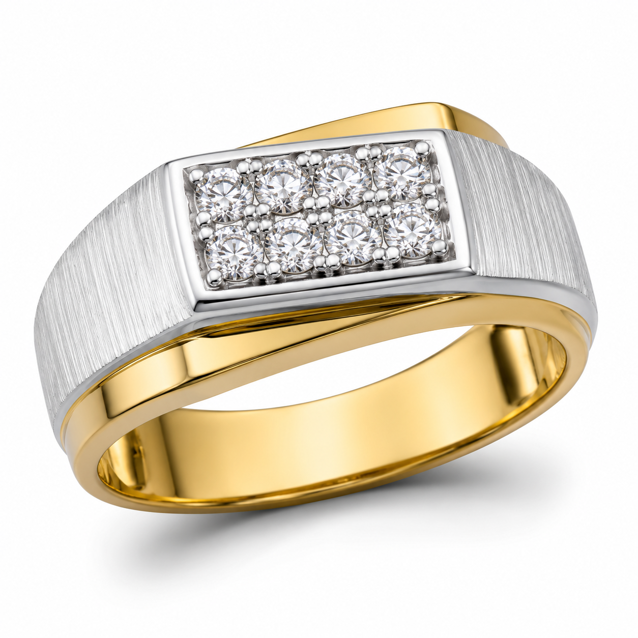 Two-Tone Panel Ring