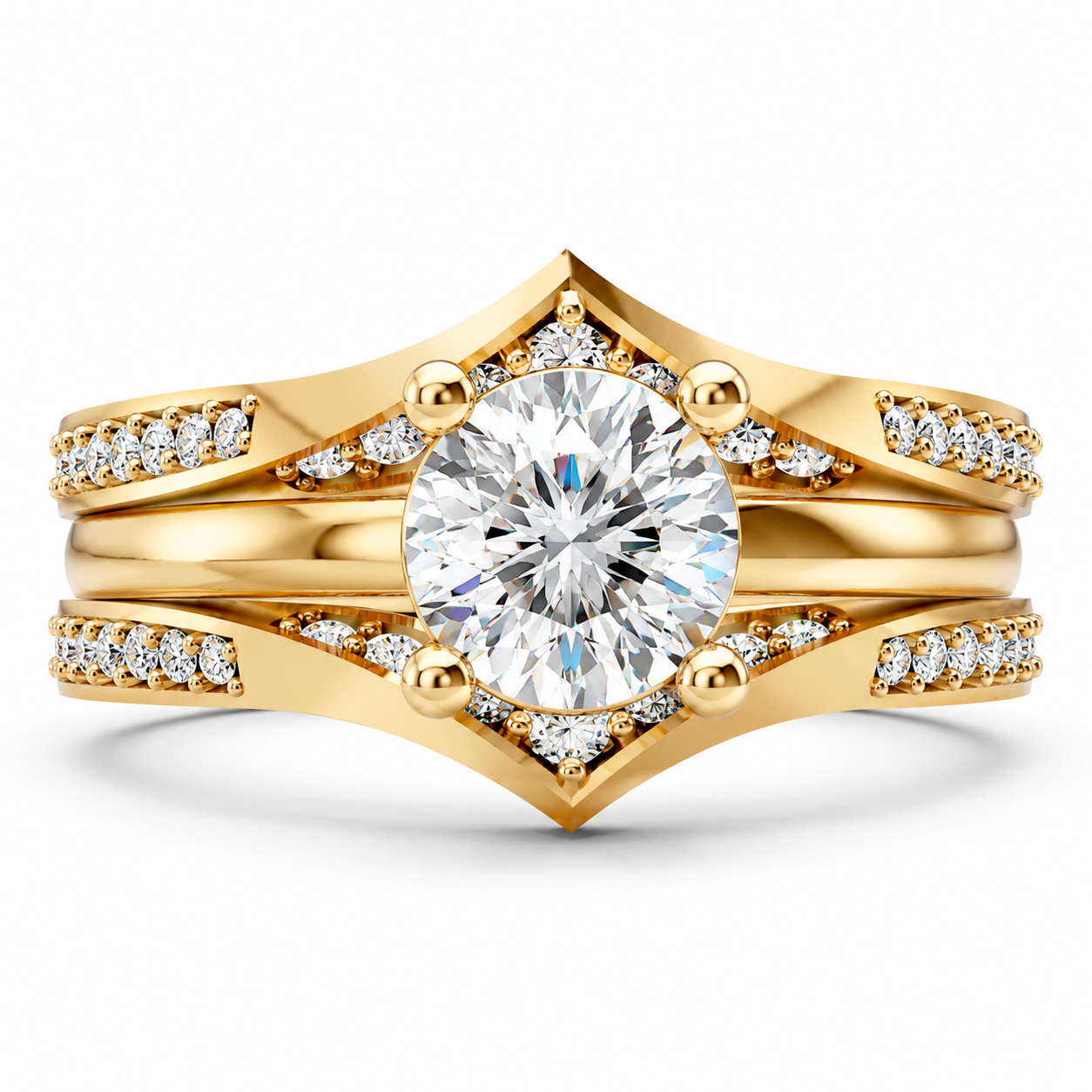 Regal Diamond Split Band