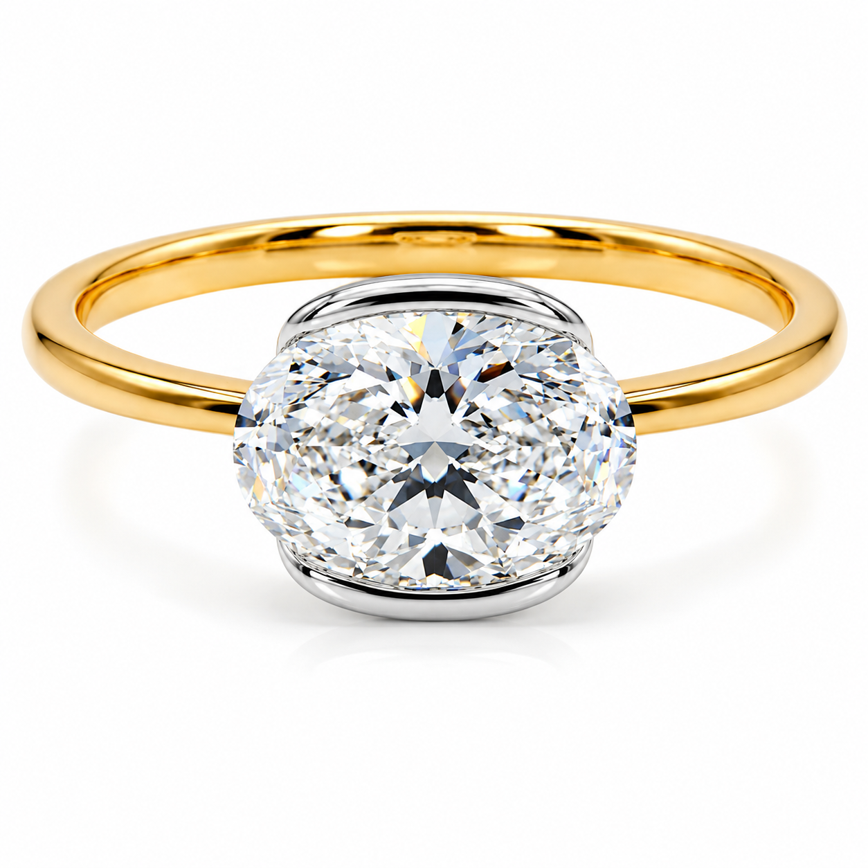 Oval Solitaire Ring