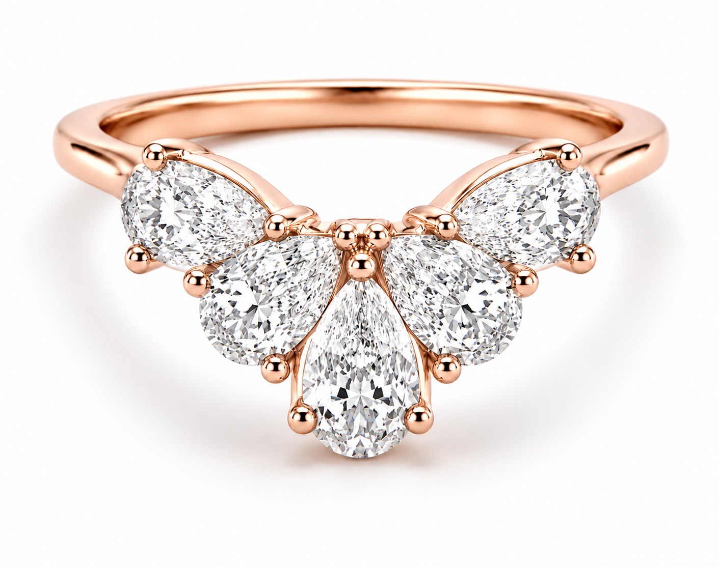 Butterfly Diamond Ring
