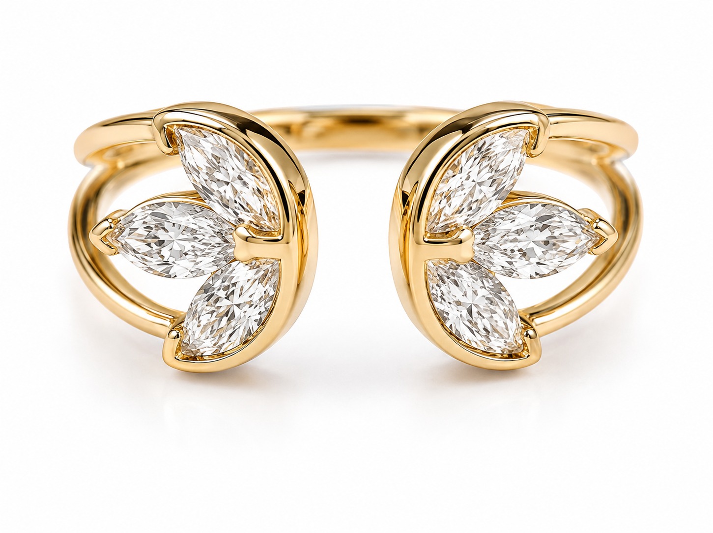 Butterfly Diamond Ring