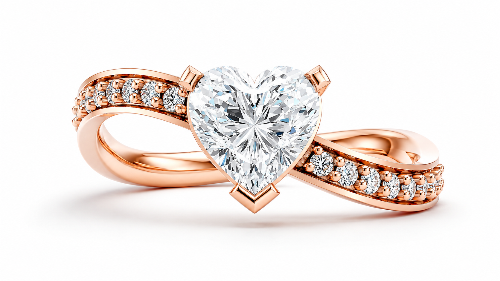 Heart Diamond Ring