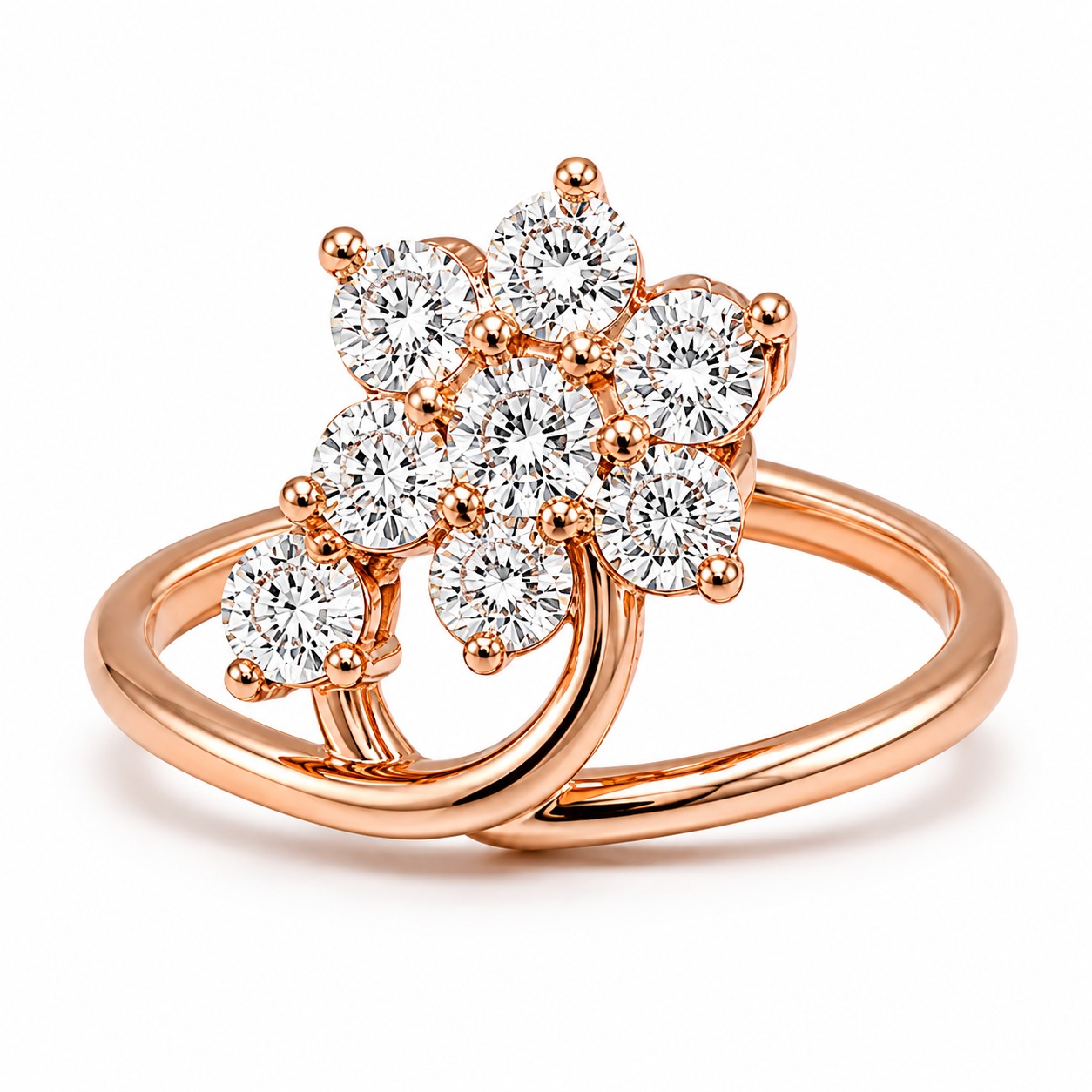 Floral Cluster Ring