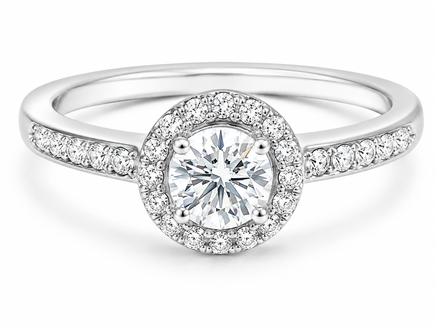 Halo Diamond Ring