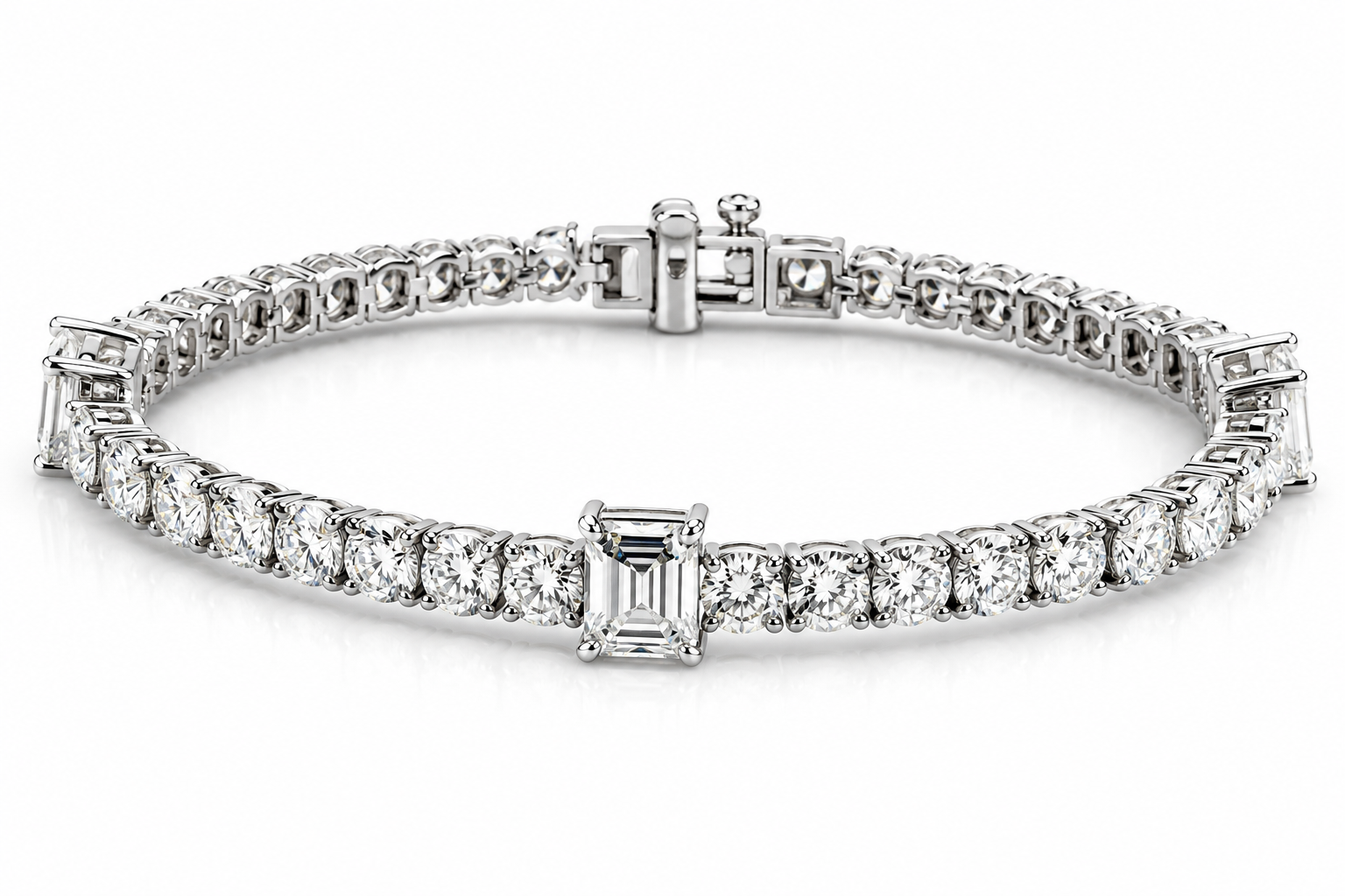 Emerald Tennis Bracelet