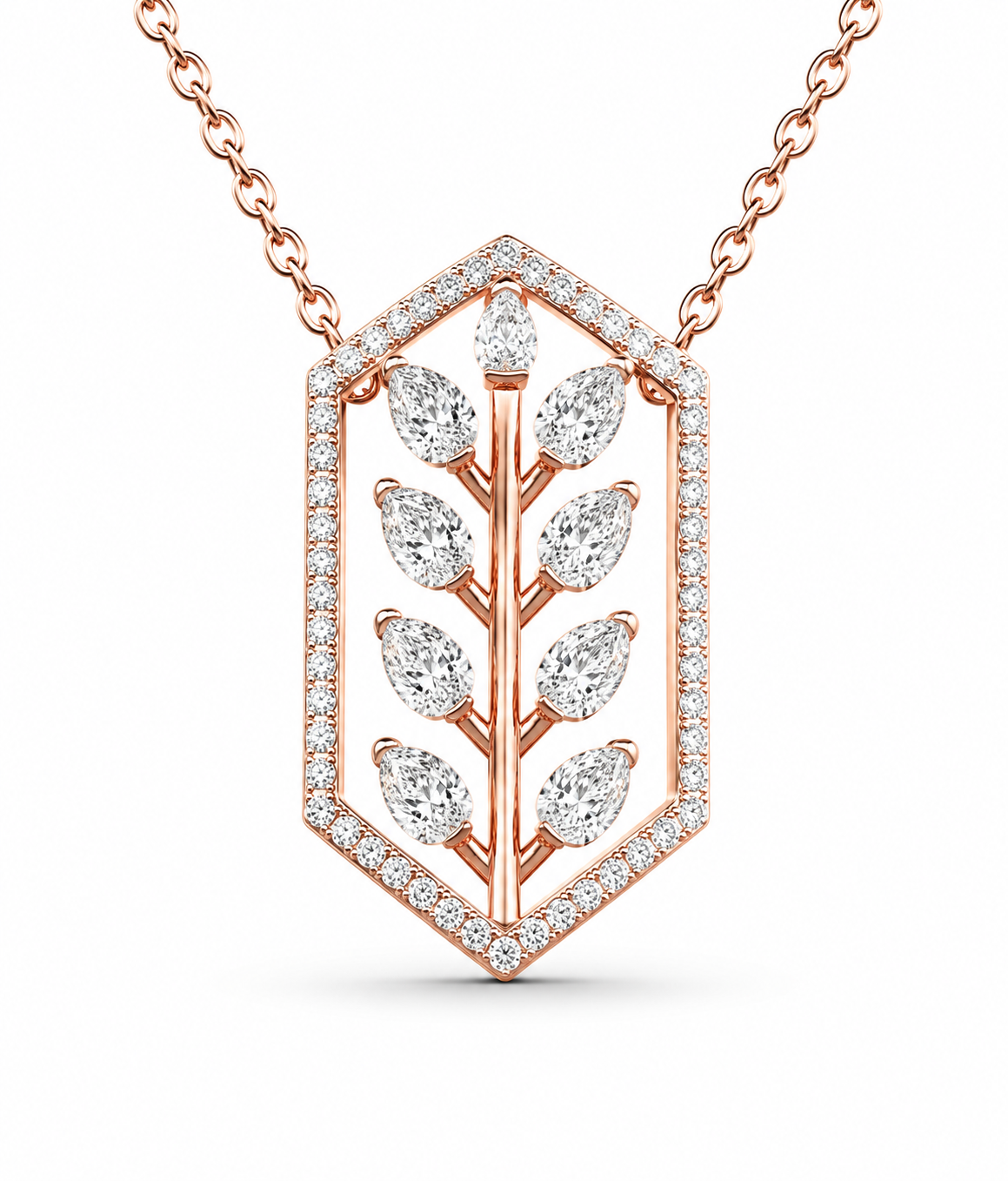 Leaf Frame Pendant