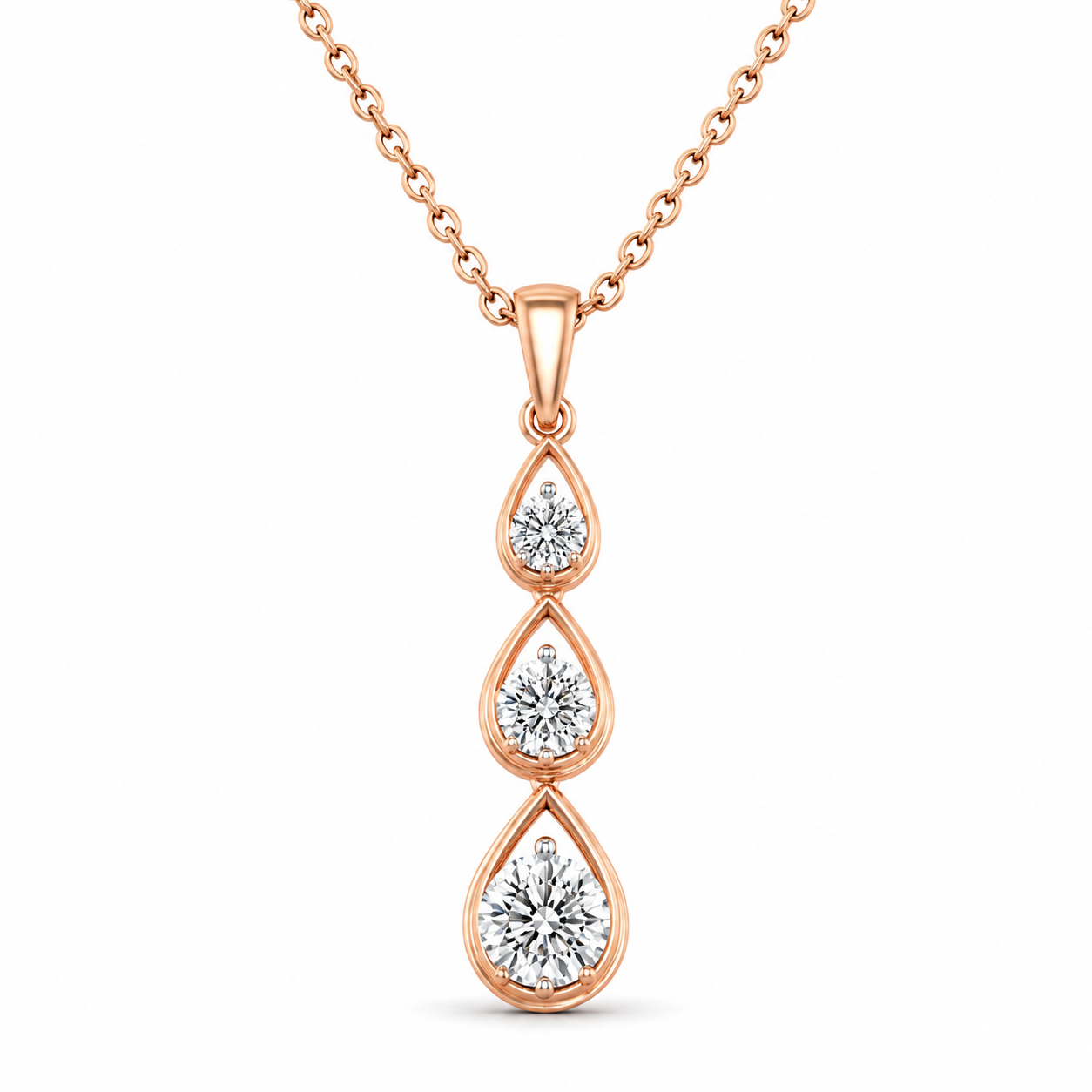 Triple Teardrop Pendant