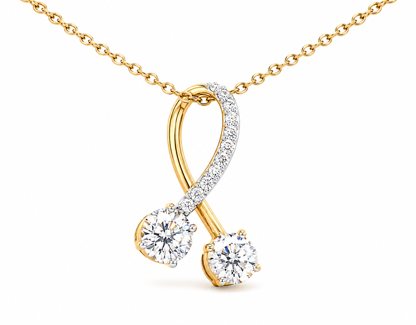 Diamond Loop Pendant