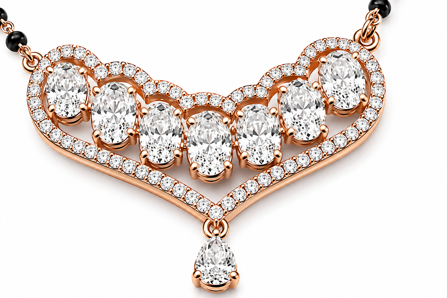 Radiant Heart Mangalsutra