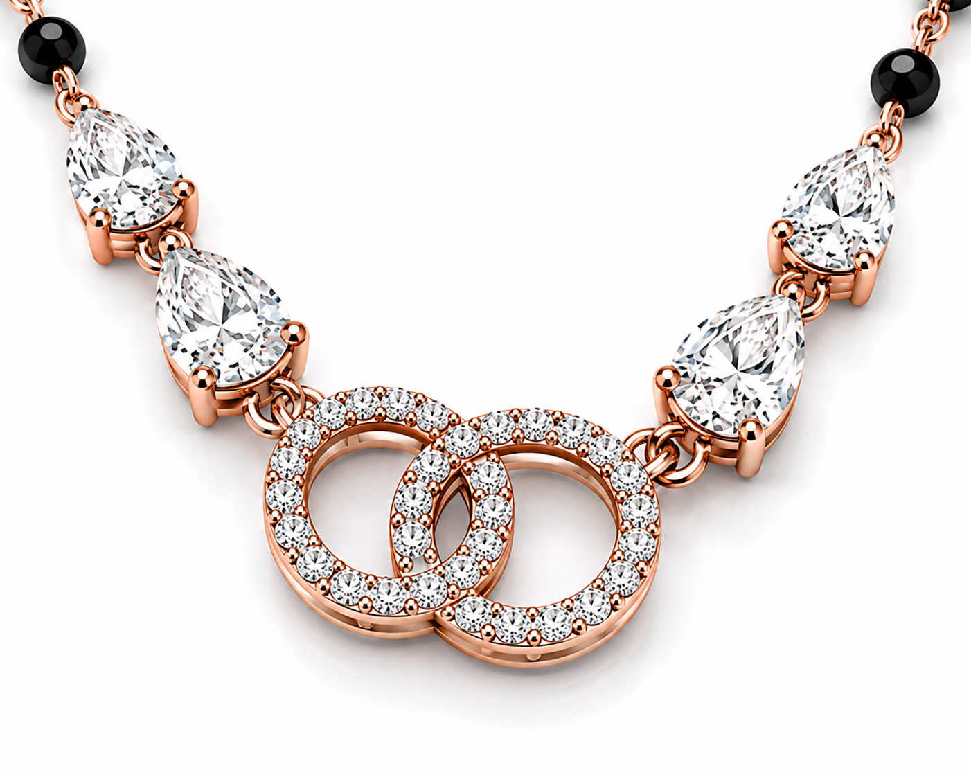 Infinity Teardrop Mangalsutra
