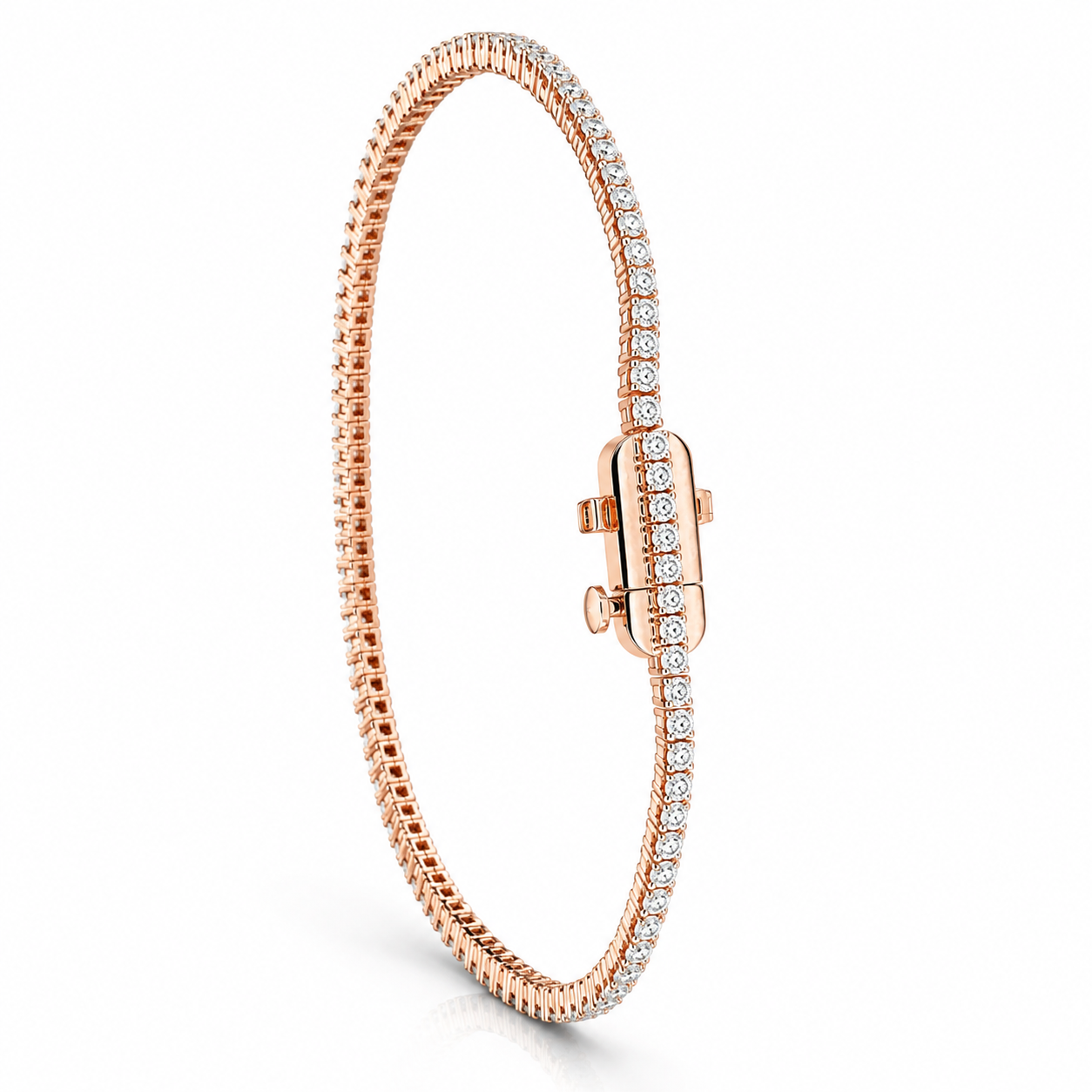 Rose Gold Tennis Bracelet