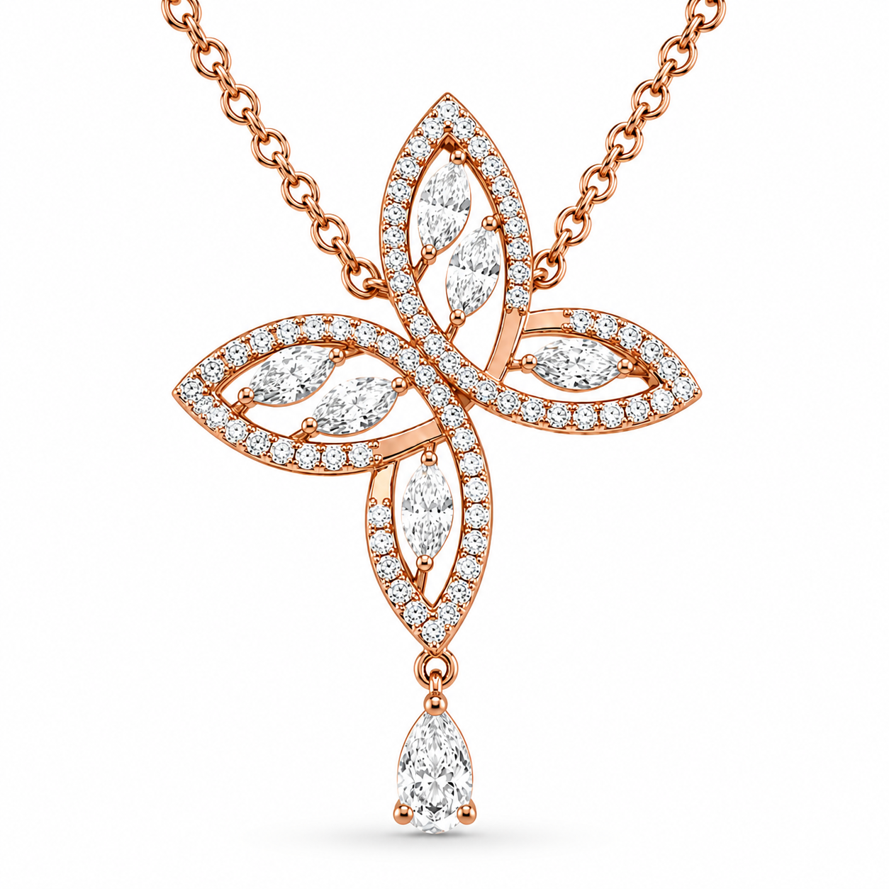 Butterfly Diamond Pendant