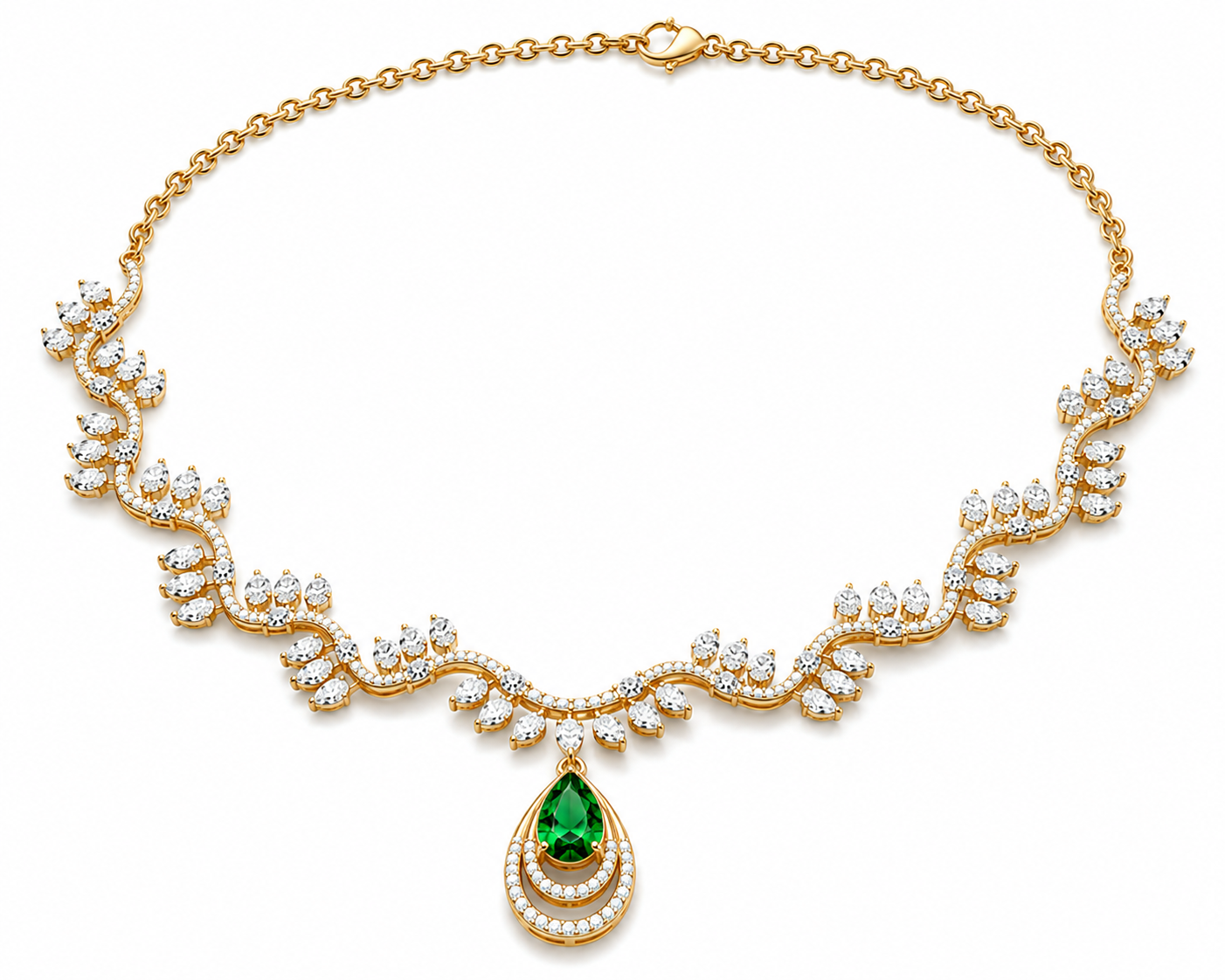Emerald Vine Necklace