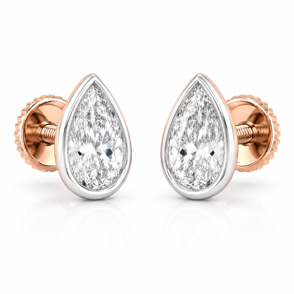 Teardrop Solitaire Stud