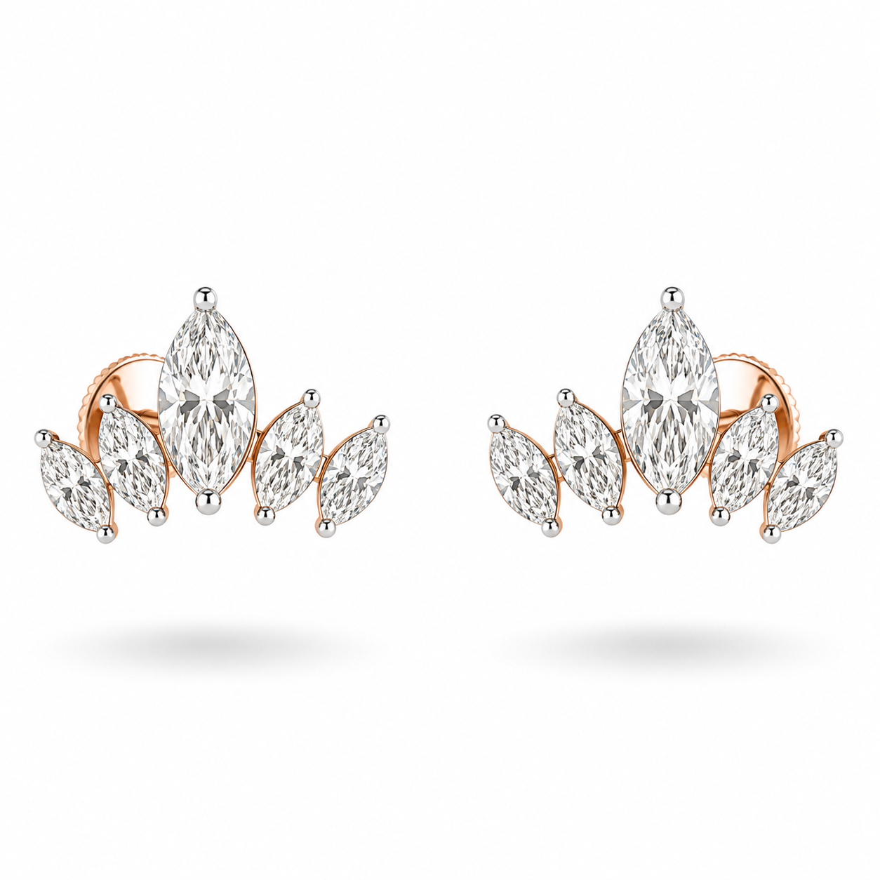 Elara Leaf Studs