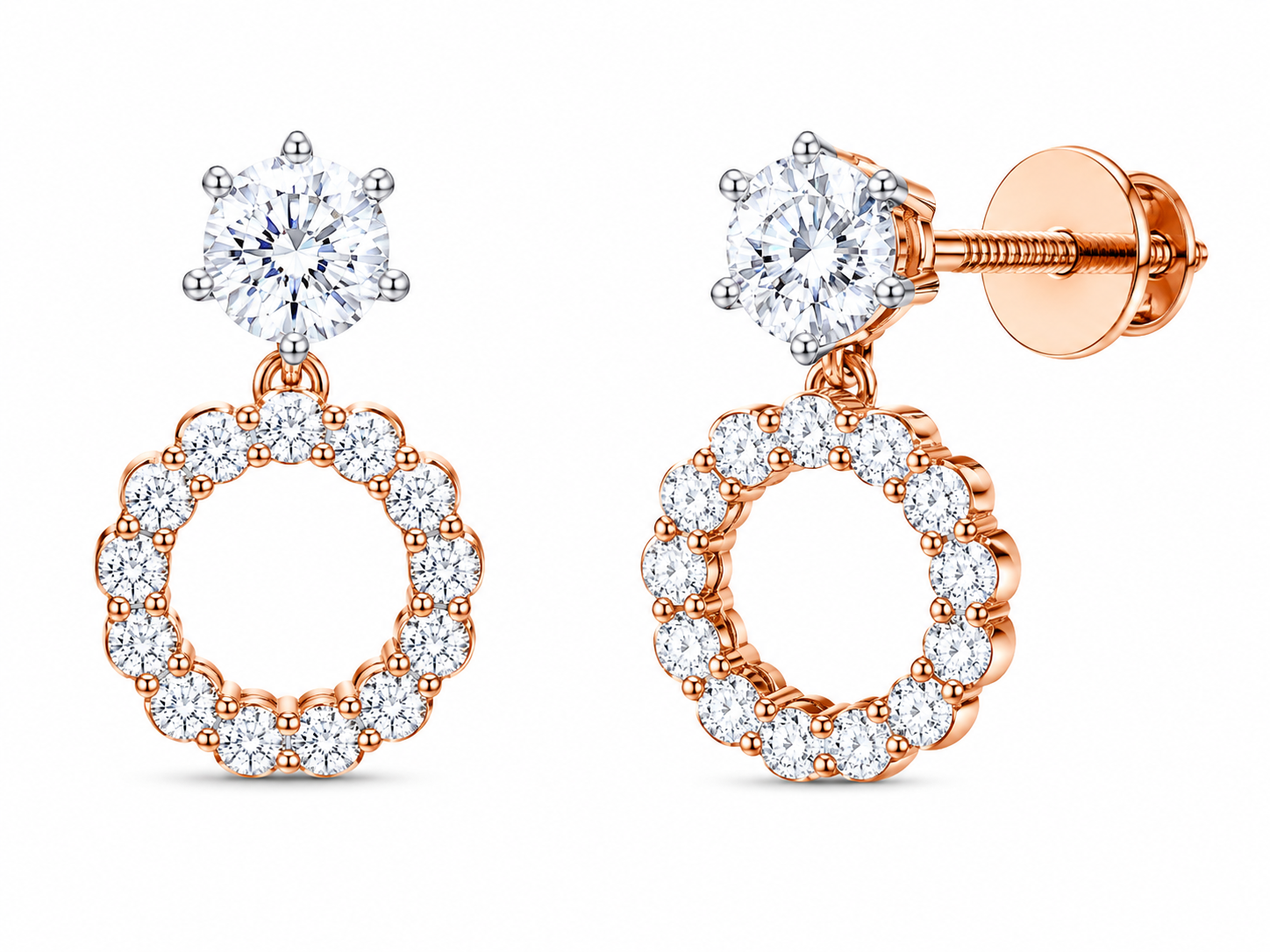 Eternity Drop Studs