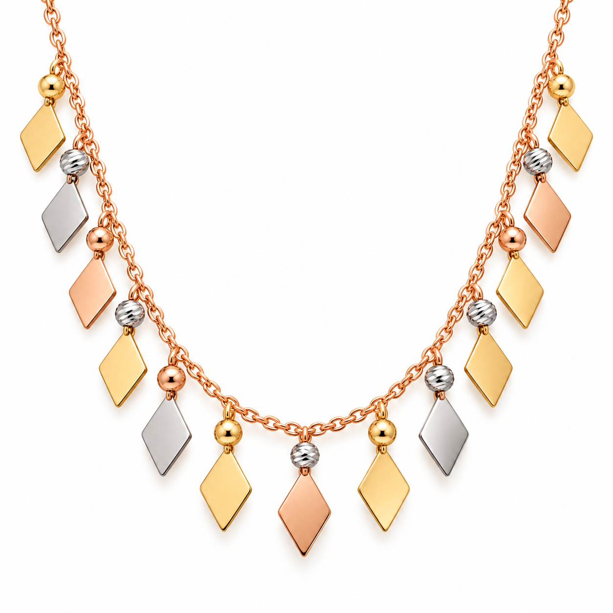 Radiant Trio Necklace