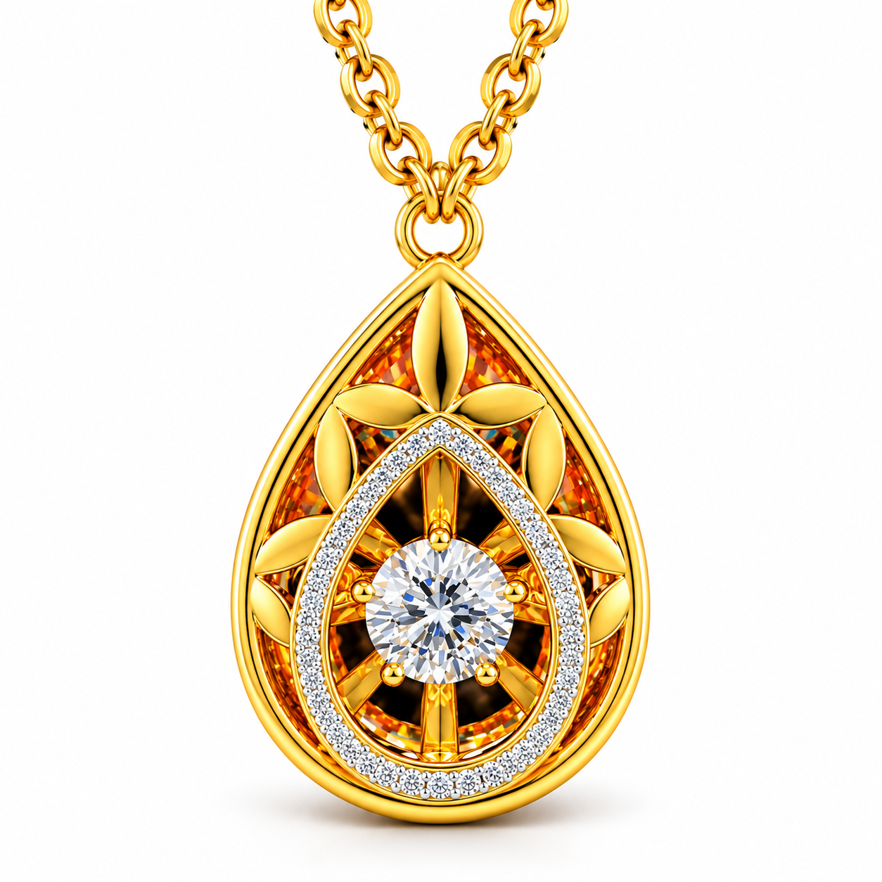 Teardrop Radiance Necklace