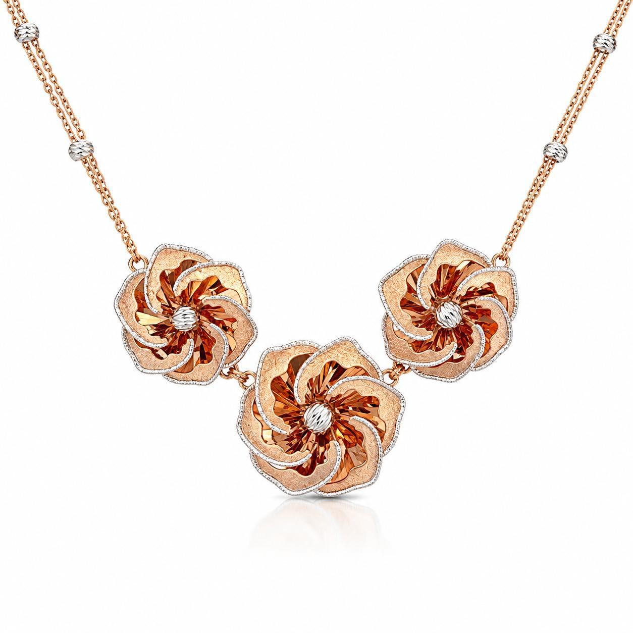 Trinity Bloom Necklace