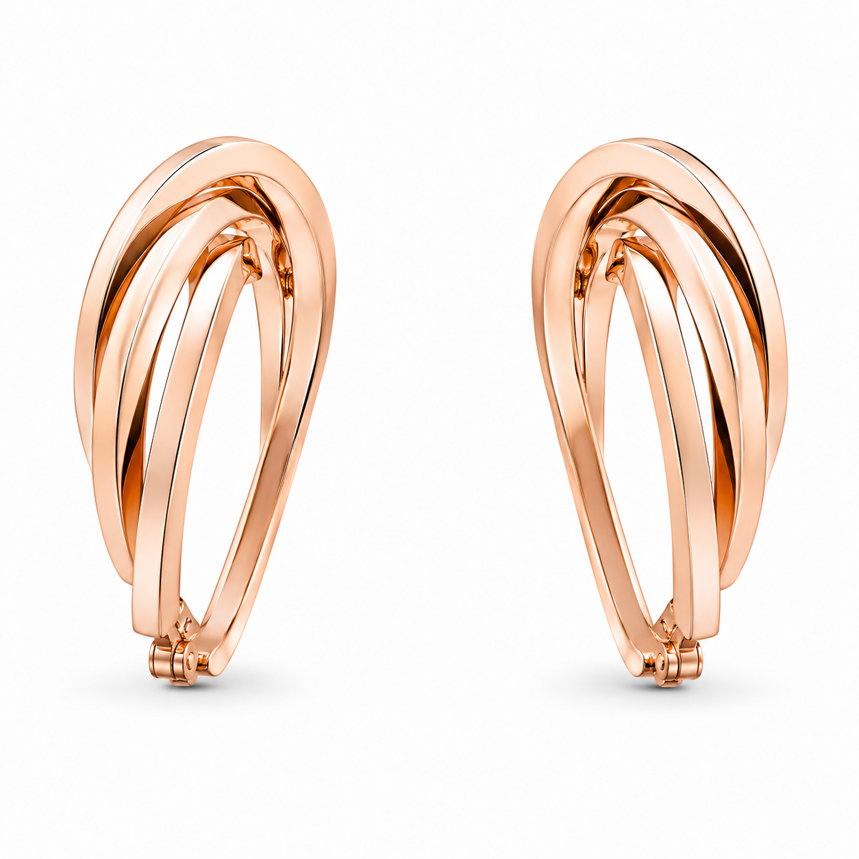 Rose Gold Flow Earrings