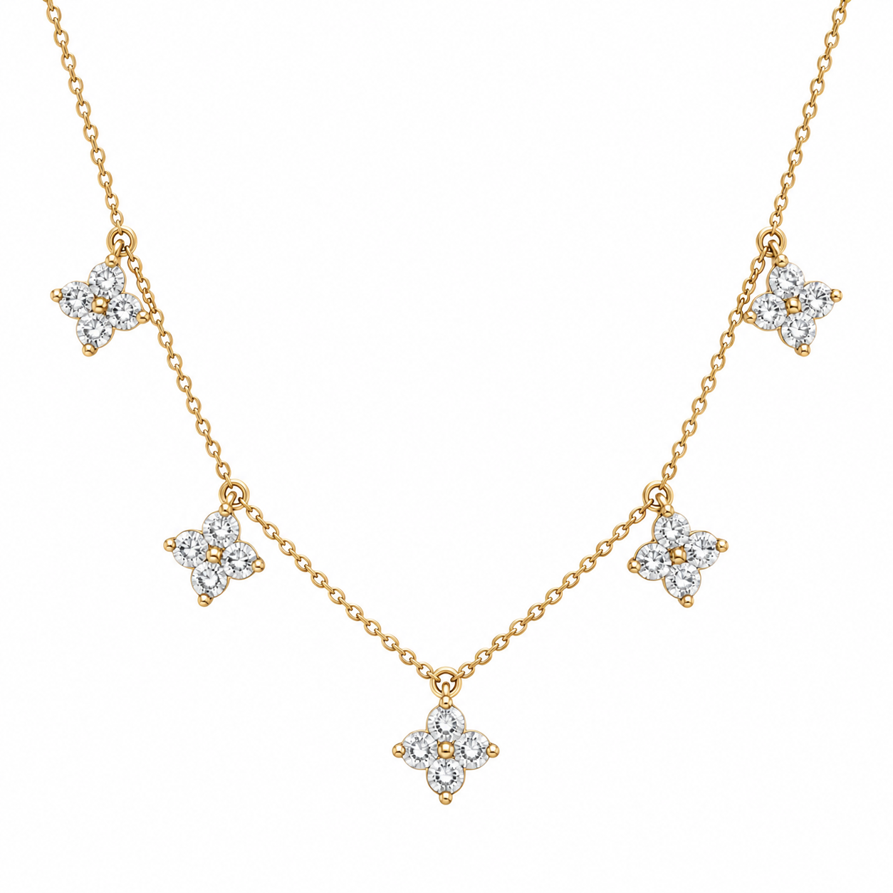 Golden Petal Necklace