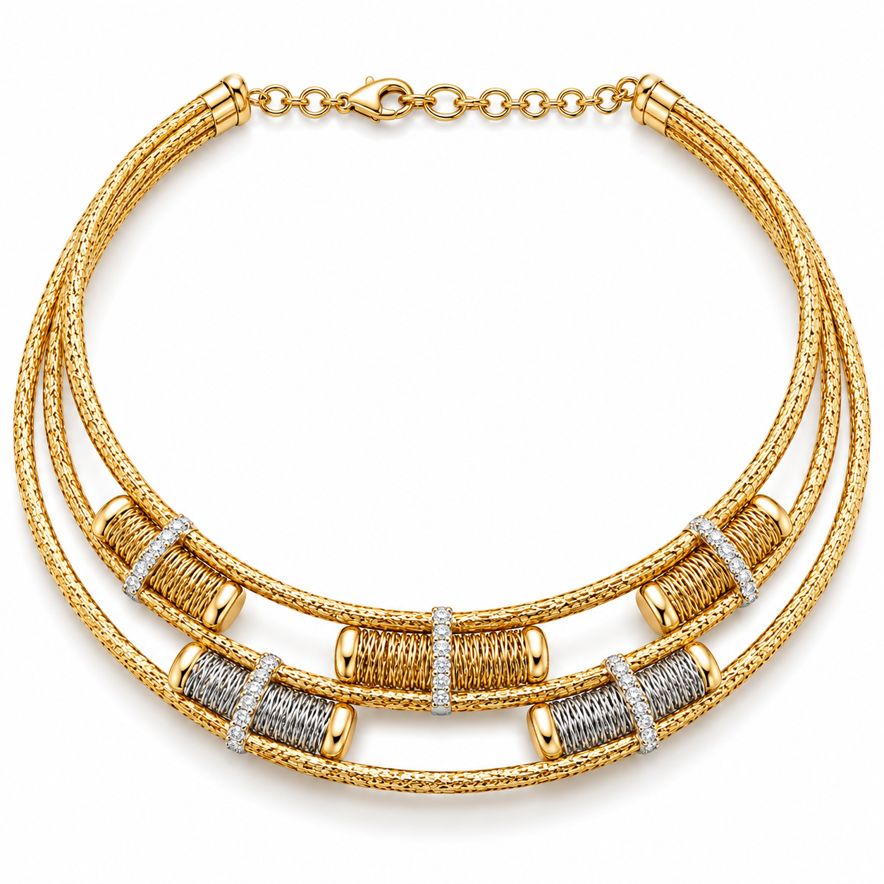 Royal Trio Gold NECKLACE