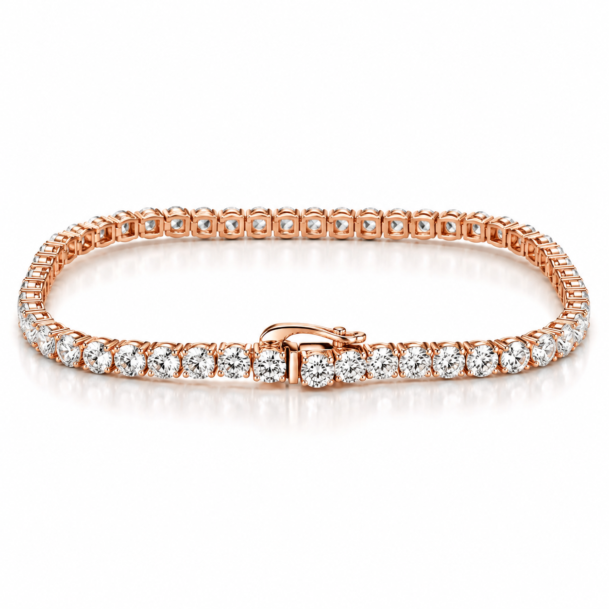 Rose Élan Tennis Bracelet
