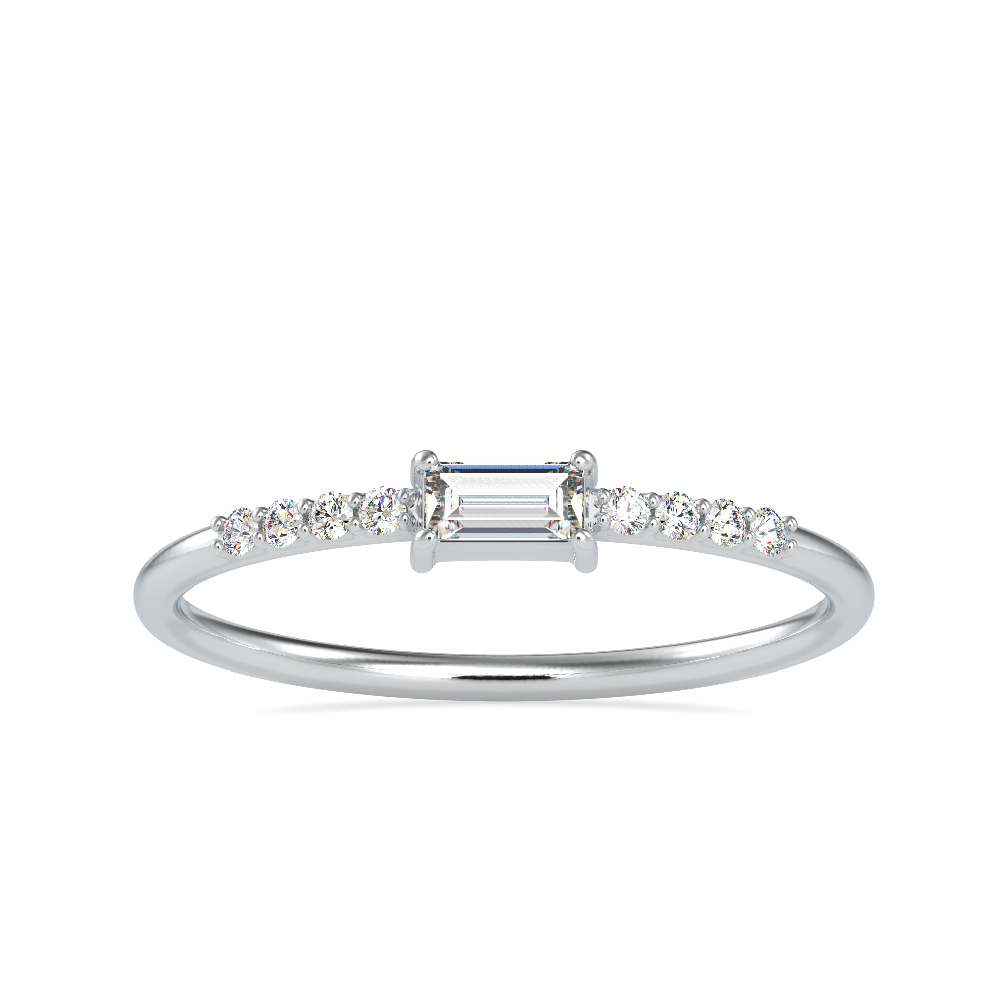 LUNA BAGUETTE RING