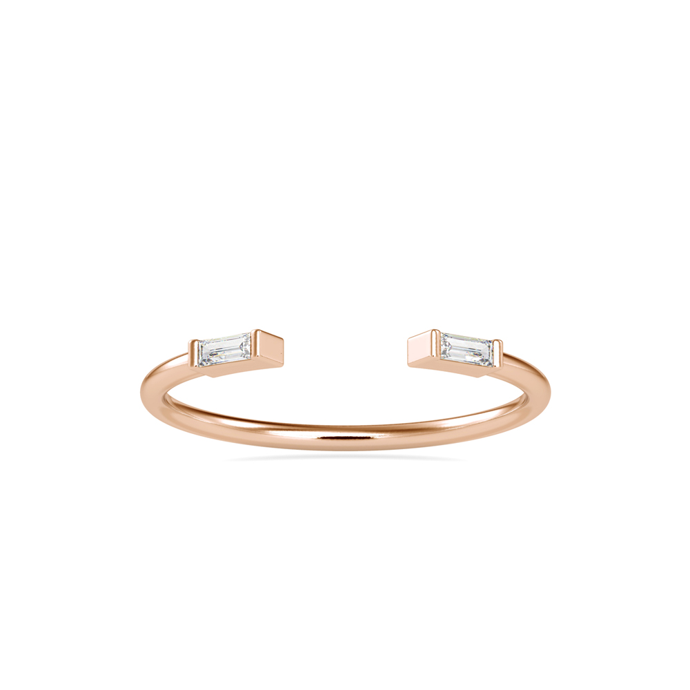 OPEN BAGUETTE RING