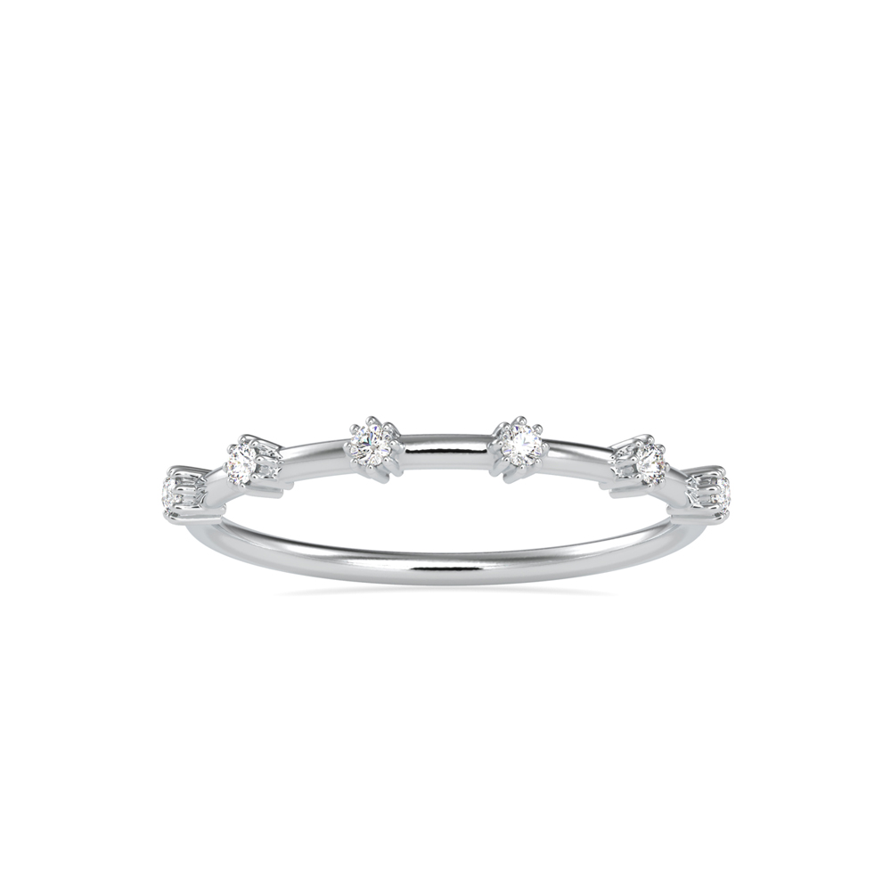 SPACED DIAMOND BAND