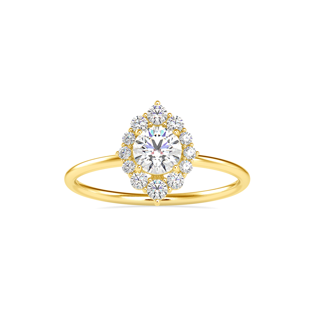 FLORAL HALO RING