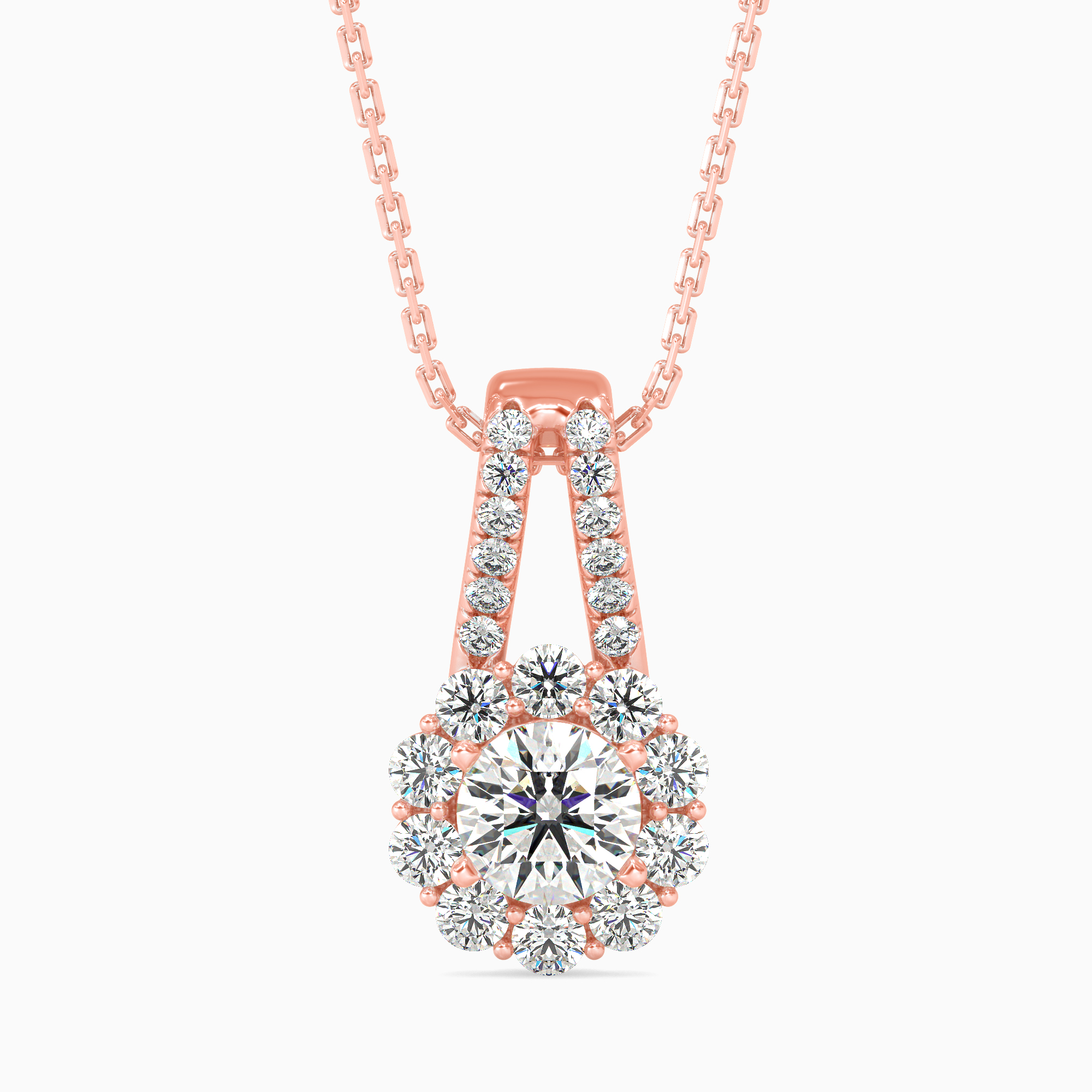DOUBLE GRACE HALO PENDANT