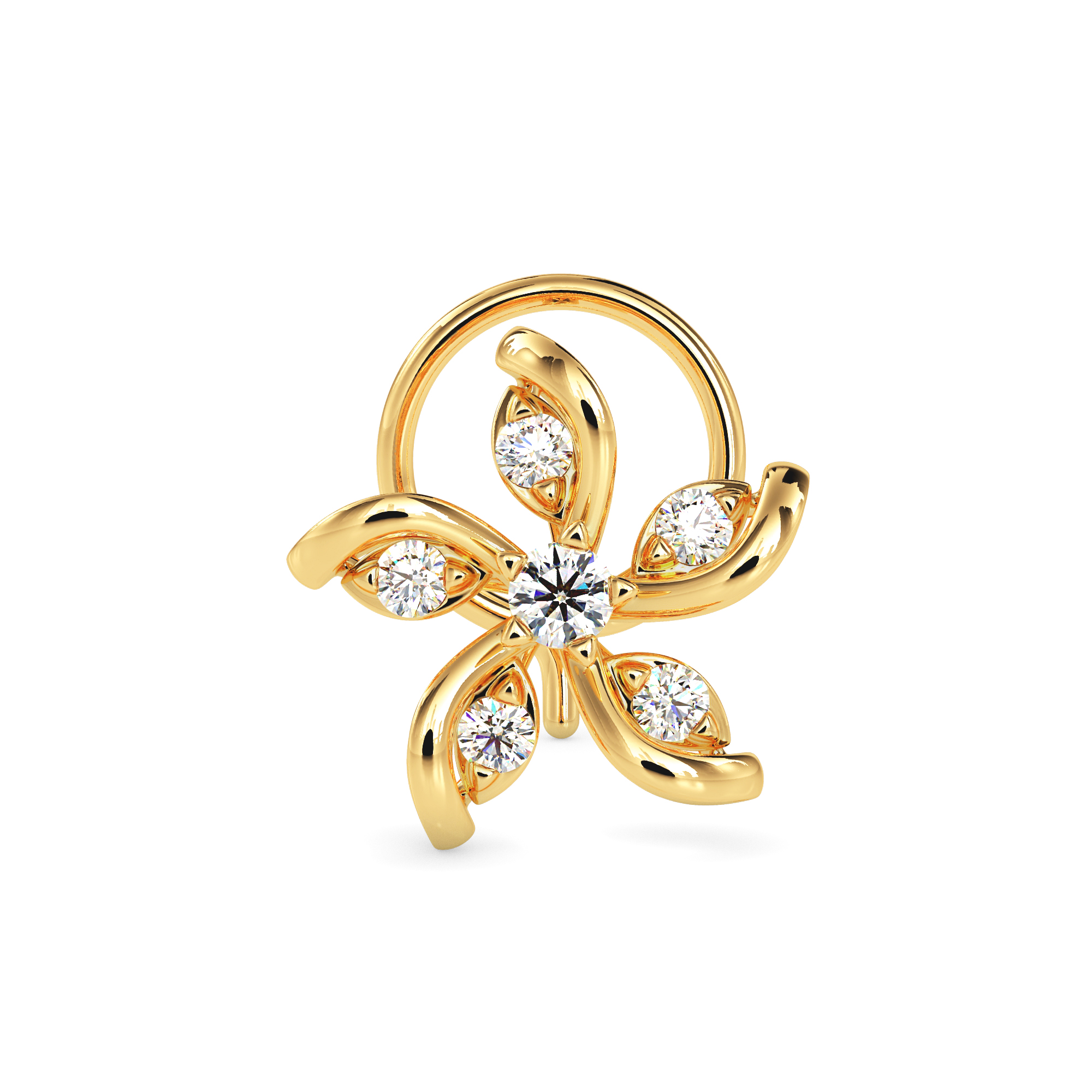 AURORA FLORETTE NOSE PIN