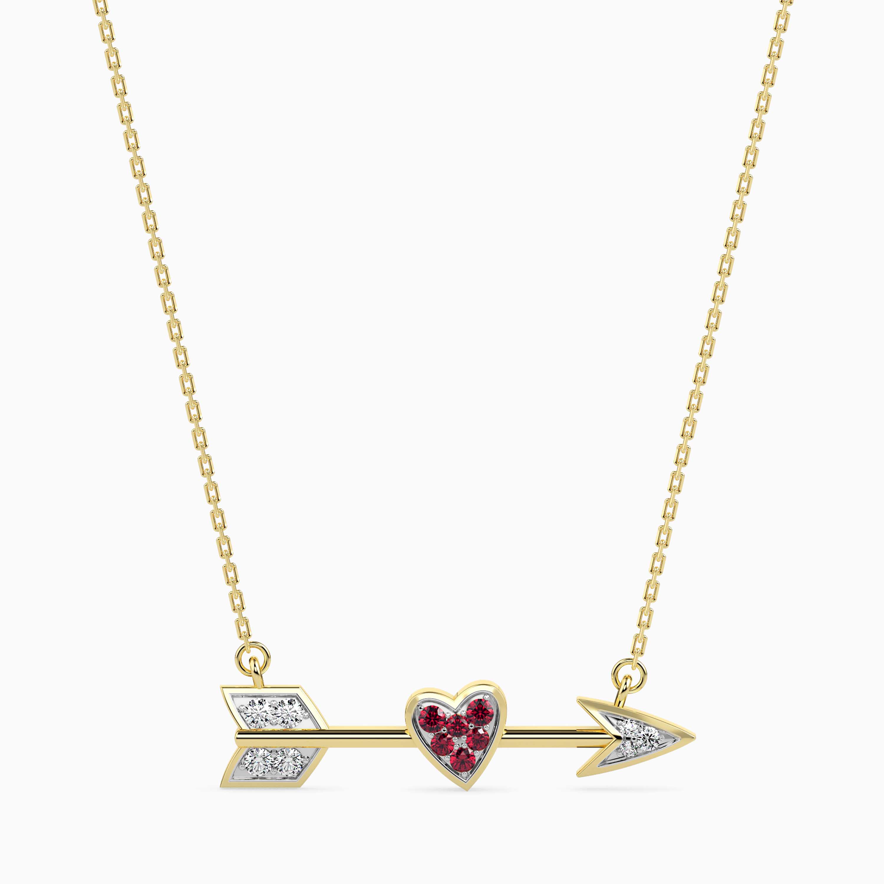 LUSTROUS HEARTLINE PENDANT